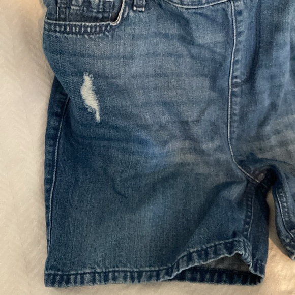 Children’s Place Girl’s Denim Distressed Overalls, size 12 - Picture 6 of 11